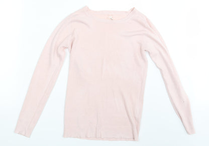 Womens UK Size XS Sinsay Pink Pullover Jumper