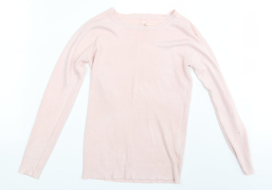 Womens UK Size XS Sinsay Pink Pullover Jumper