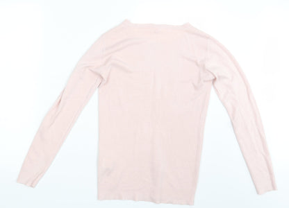 Womens UK Size XS Sinsay Pink Pullover Jumper