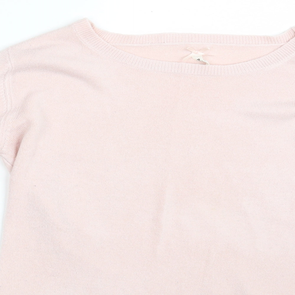 Womens UK Size XS Sinsay Pink Pullover Jumper