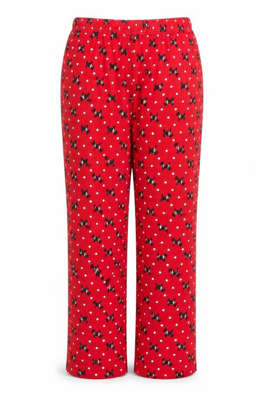 Womens UK Size 12 Bonmarché Regular Fit Sweatpants Red Trousers