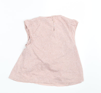 NEXT Girls Pink   Basic T-Shirt Size 5 Years