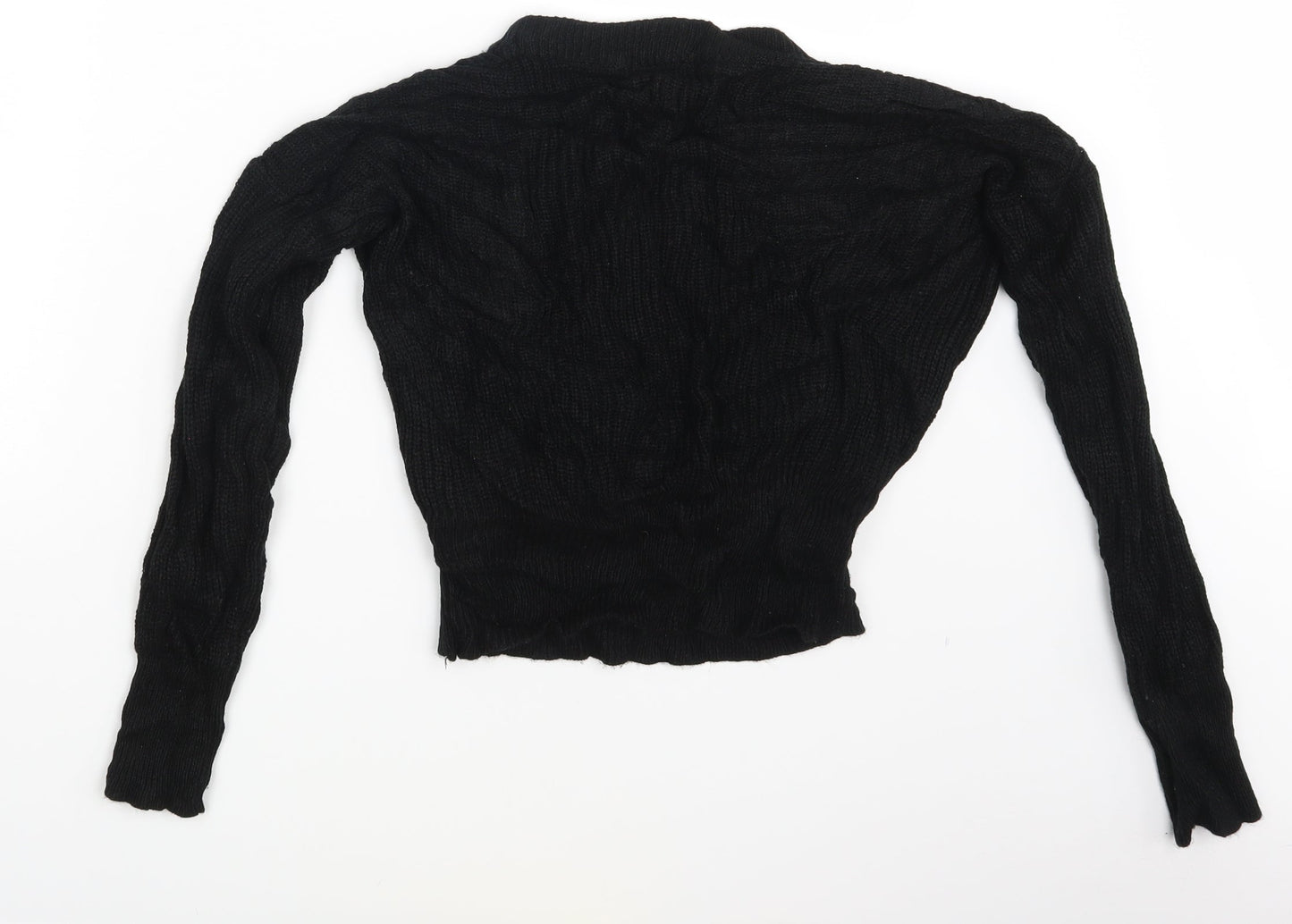 Womens UK Size M QED London Black Pullover Jumper