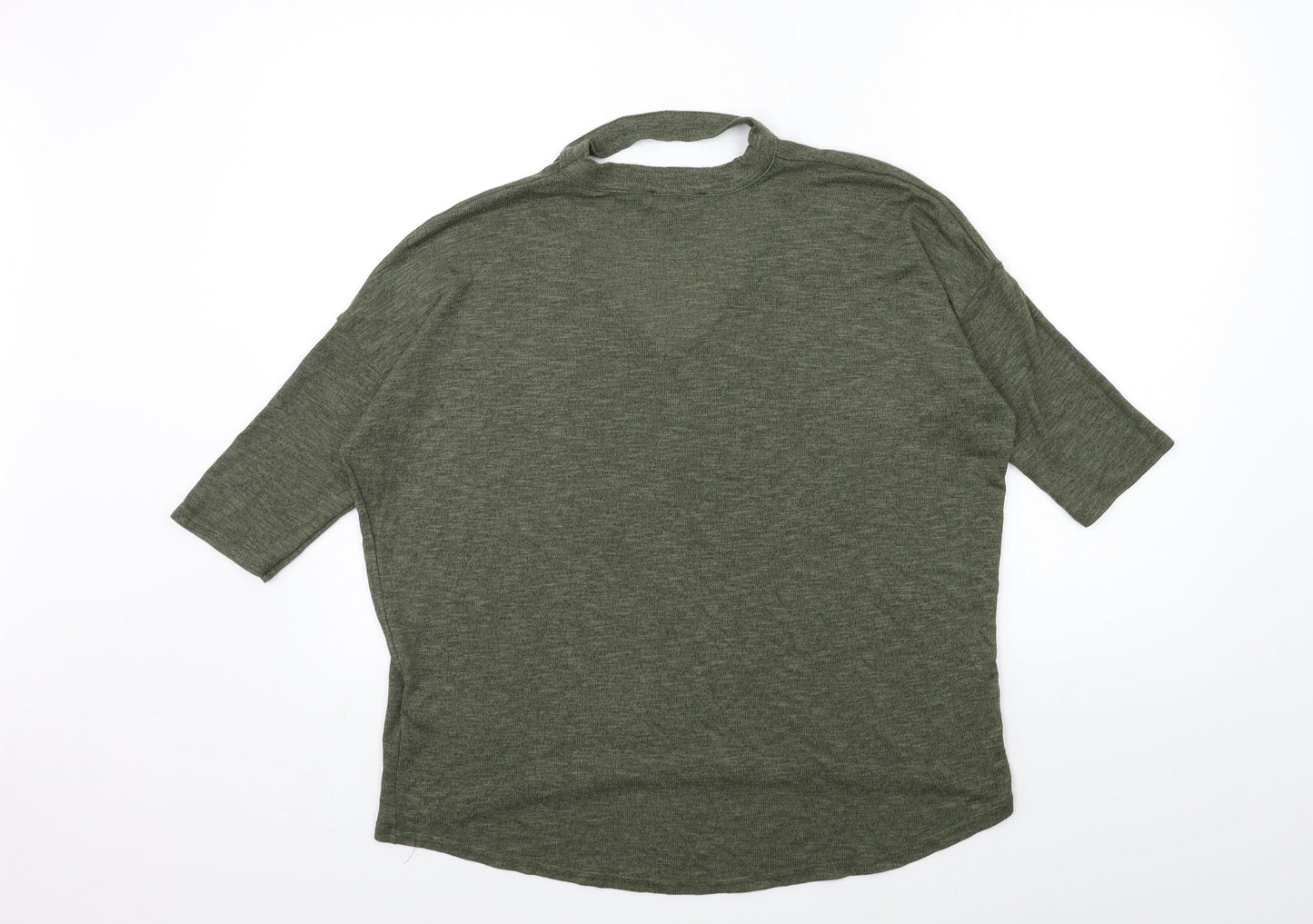 Womens UK Size M New Look Green Pullover Jumper