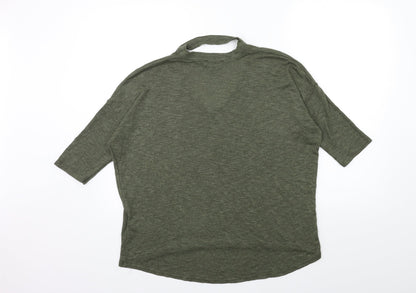 Womens UK Size M New Look Green Pullover Jumper