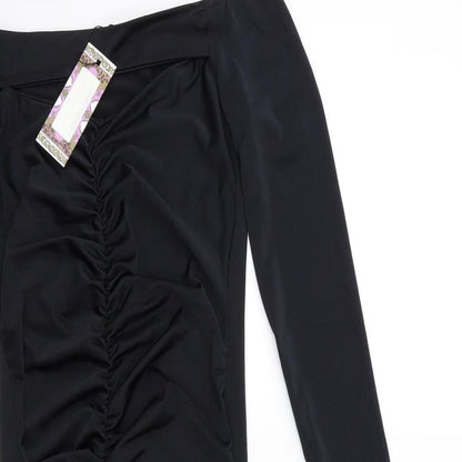 Boohoo Womens Black   Bodycon  Size 8
