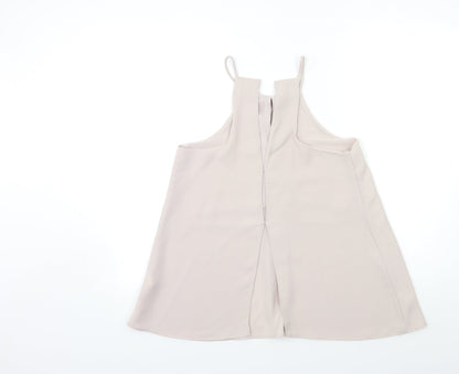 Womens UK Size 8 River Island Grey Basic Blouse