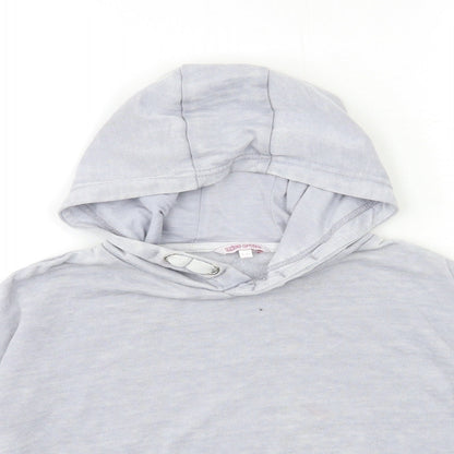 MISS EVIE Girls Grey   Pullover Hoodie Size 9 Years