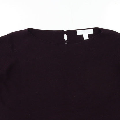 The White Label Womens Red  Knit Pullover Jumper Size 8