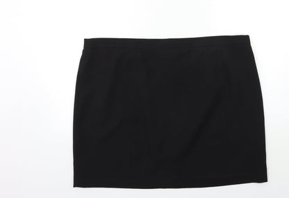 tailored to you Womens Black   Mini Skirt Size 42 in