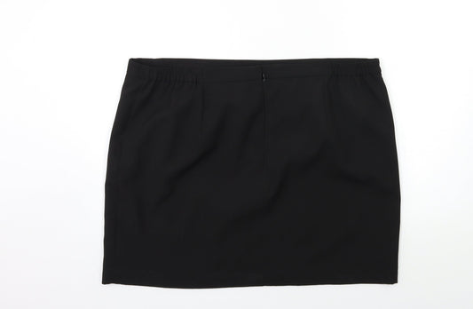 tailored to you Womens Black   Mini Skirt Size 42 in