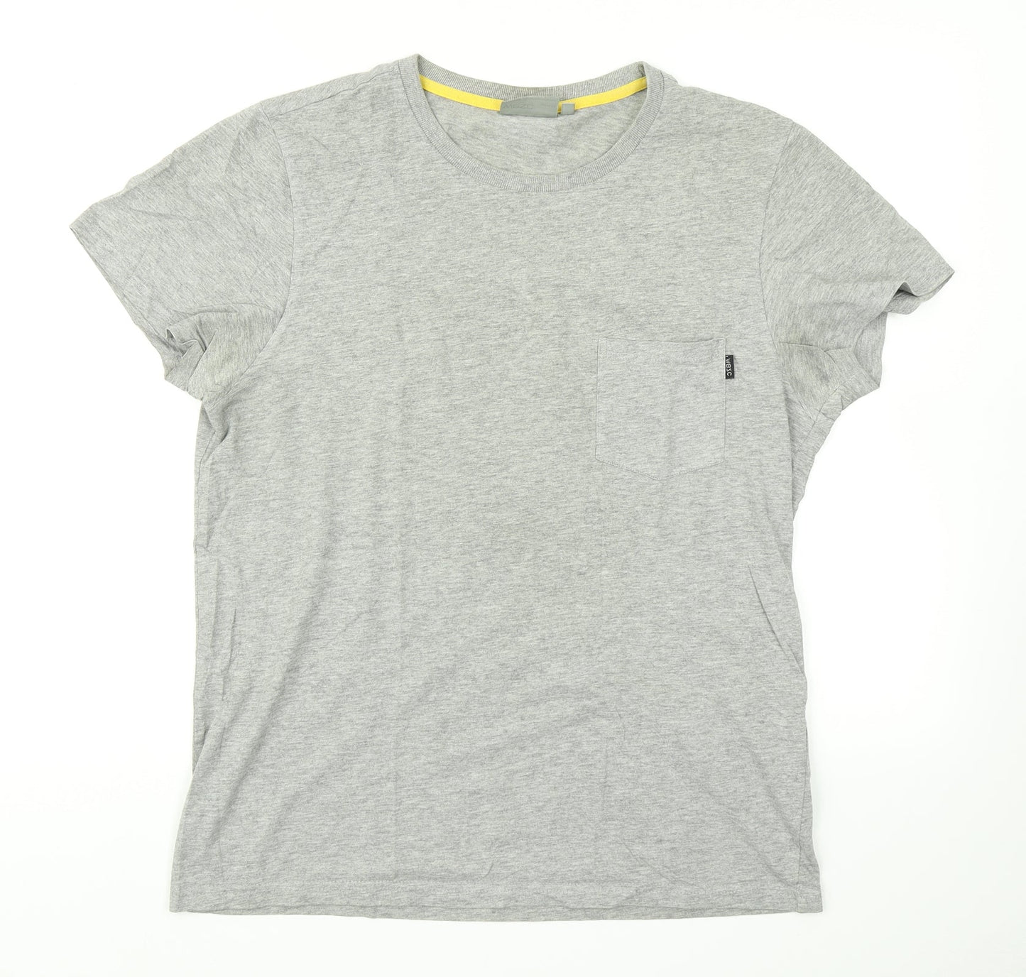 Wezc Mens Grey    T-Shirt Size M