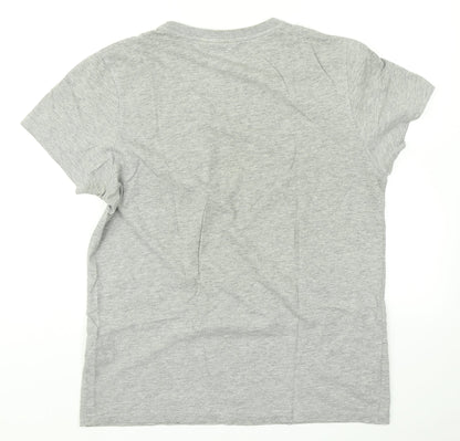 Wezc Mens Grey    T-Shirt Size M
