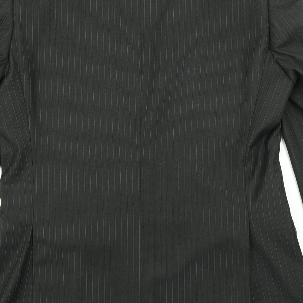 Mens UK Size 42 Burton Regular Black Suit Jacket