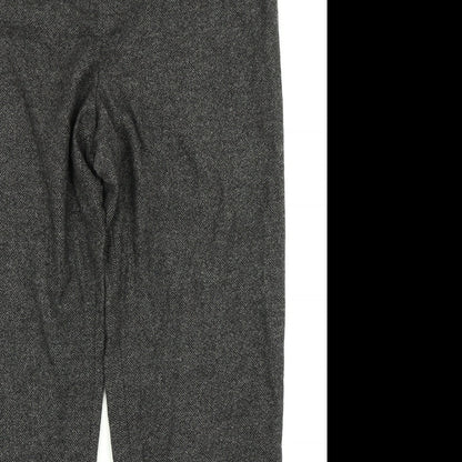 Womens UK Size 34 in Preworn Regular Fit Dress Pants Grey Trousers