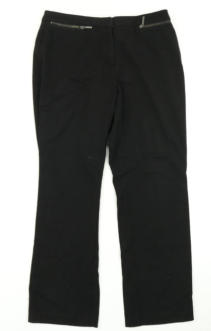 M&S Collection Womens Black   Dress Pants Trousers Size 12 L20 in