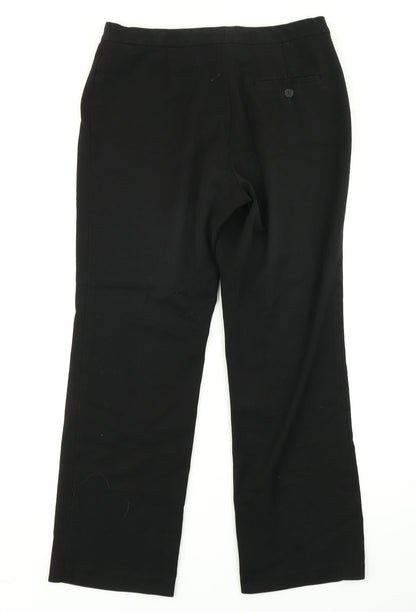 M&S Collection Womens Black   Dress Pants Trousers Size 12 L20 in