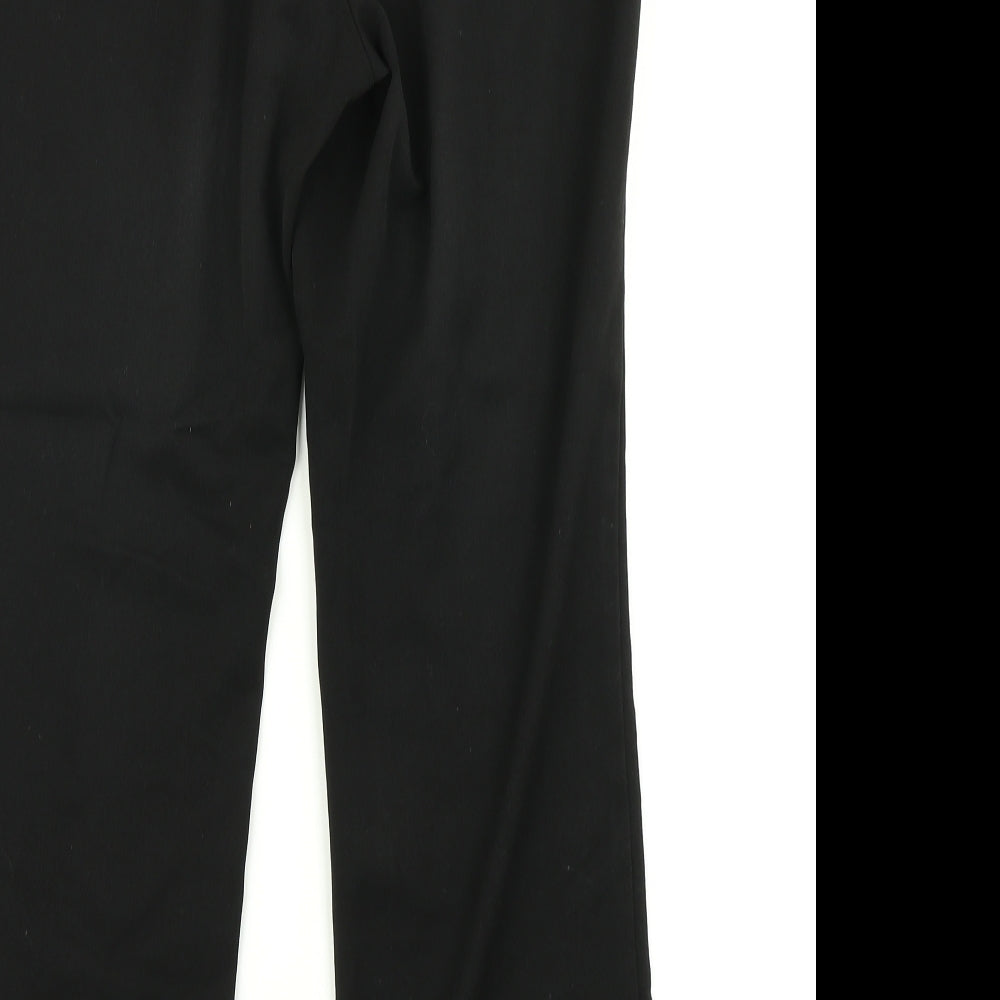 M&S Collection Womens Black   Dress Pants Trousers Size 12 L20 in