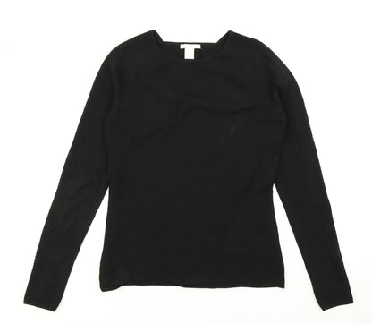 H&M Womens Black   Basic T-Shirt Size M