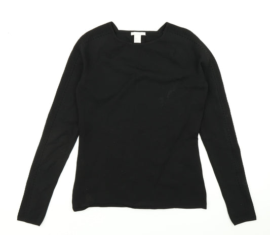 H&M Womens Black   Basic T-Shirt Size M