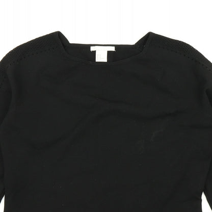 H&M Womens Black   Basic T-Shirt Size M
