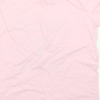 Gildan Girls Pink   Basic T-Shirt Size 9-10 Years