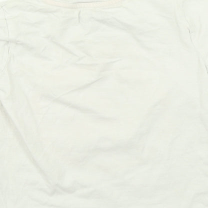 F&F Boys White   Basic T-Shirt Size 4-5 Years