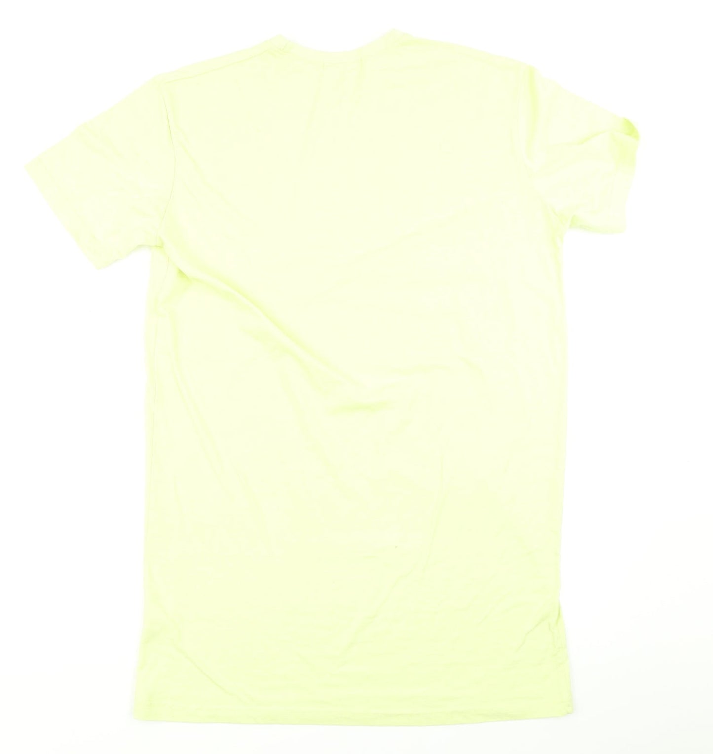 Missguided Womens Yellow   T-Shirt Dress  Size 12