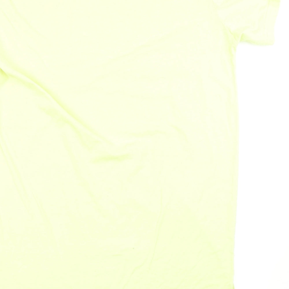 Missguided Womens Yellow   T-Shirt Dress  Size 12