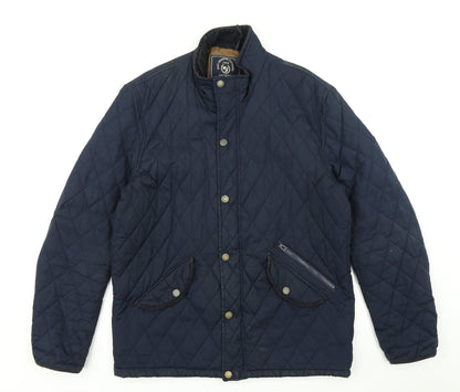 Womens UK Size M Easy Blue Pea Coat