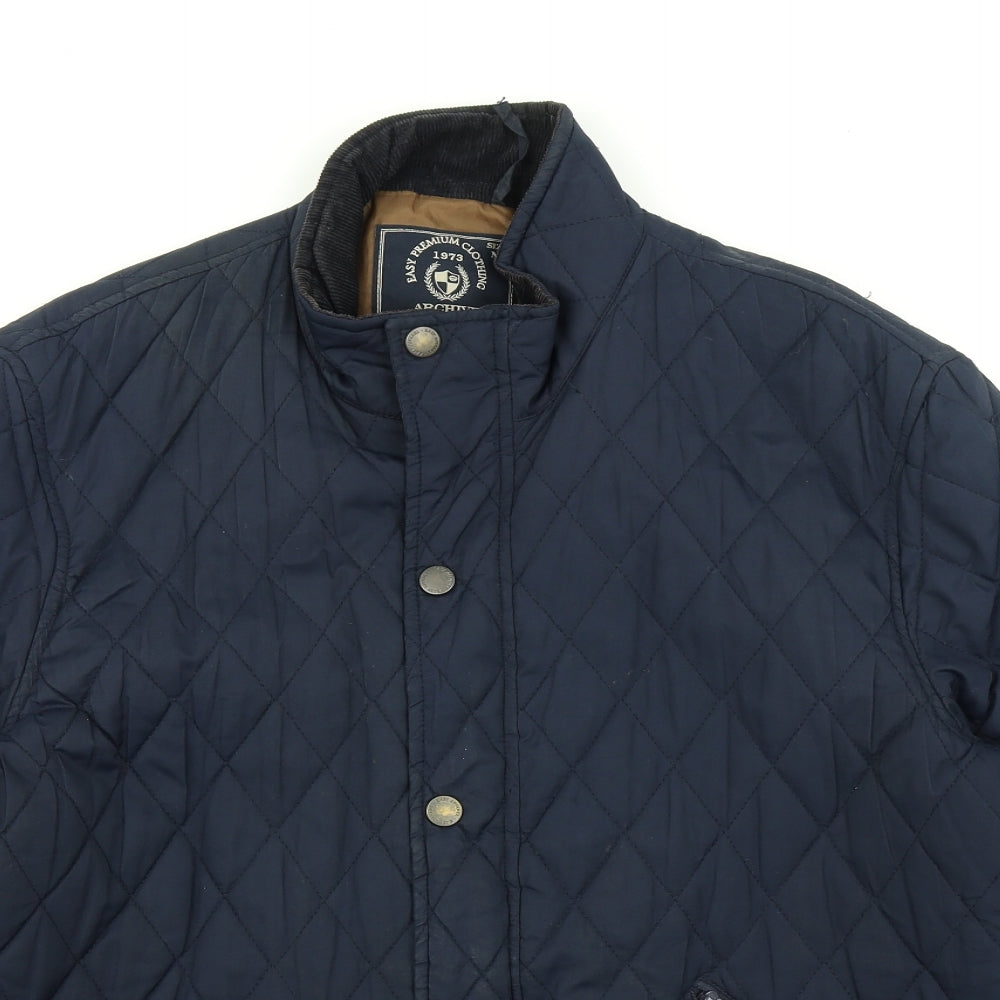 Womens UK Size M Easy Blue Pea Coat