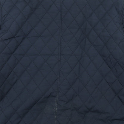 Womens UK Size M Easy Blue Pea Coat
