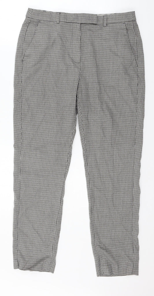 Womens UK Size 12 Marks and Spencer Regular Fit  Green Trousers