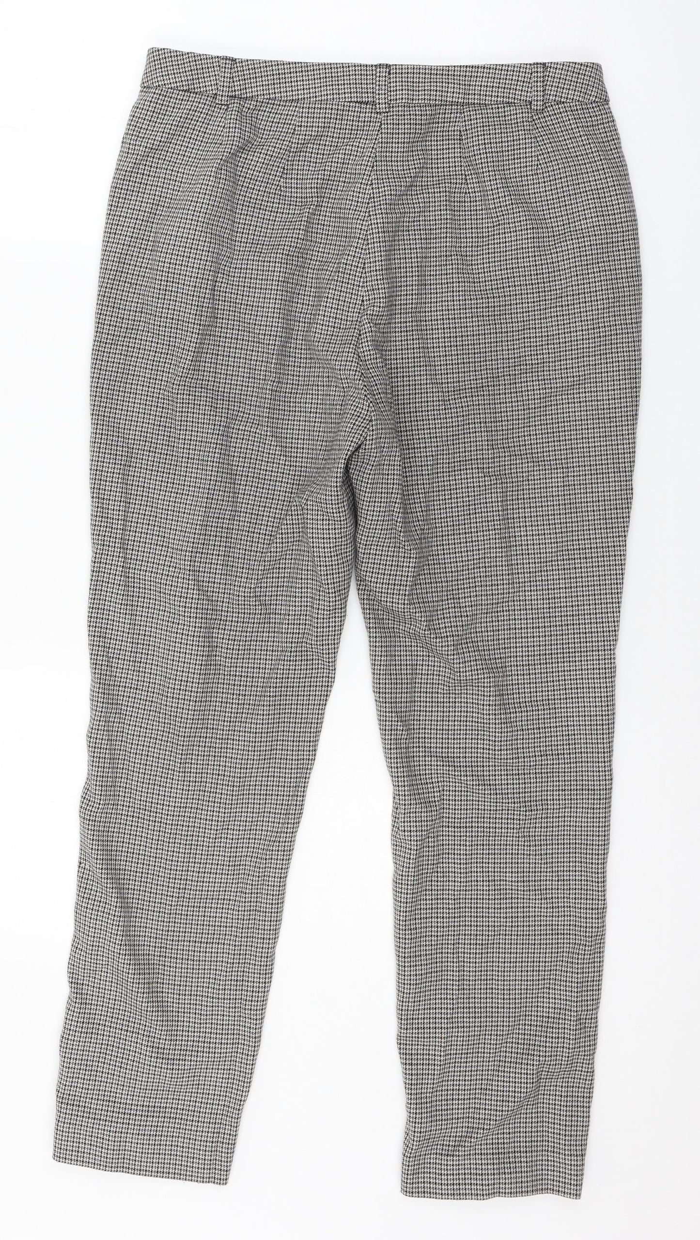 Womens UK Size 12 Marks and Spencer Regular Fit  Green Trousers