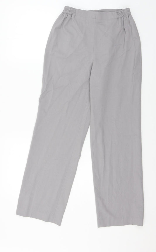 Womens UK Size 26 in Artigiano Regular Fit  Grey Trousers