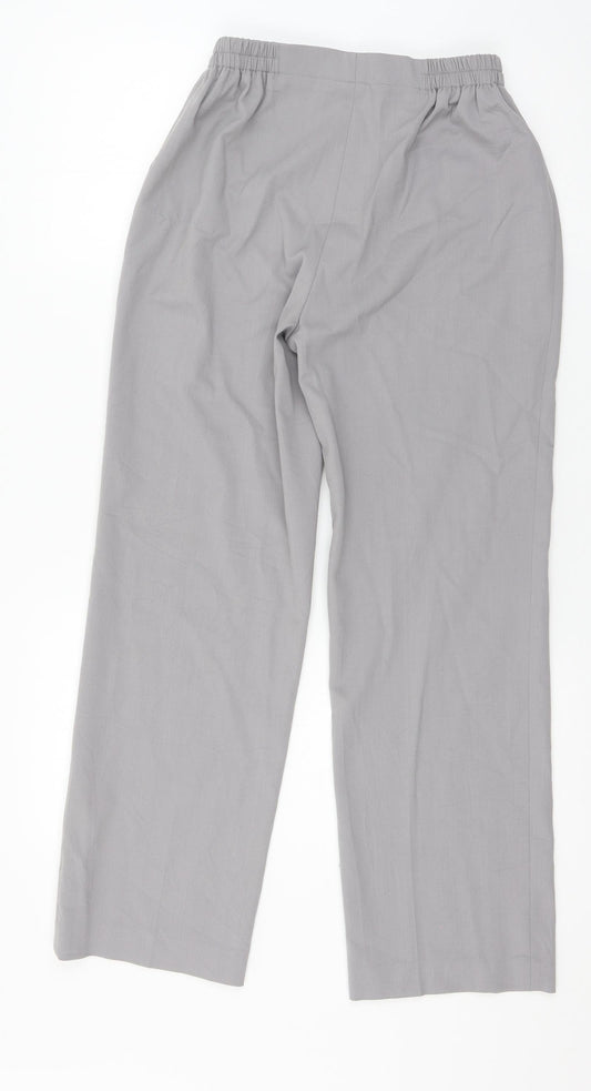Womens UK Size 26 in Artigiano Regular Fit  Grey Trousers