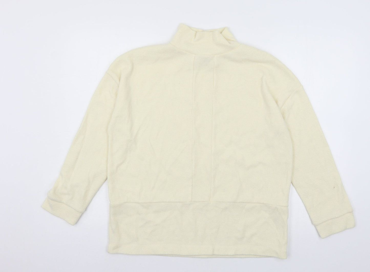 Womens UK Size 8 TU Ivory Basic T-Shirt