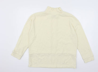 Womens UK Size 8 TU Ivory Basic T-Shirt