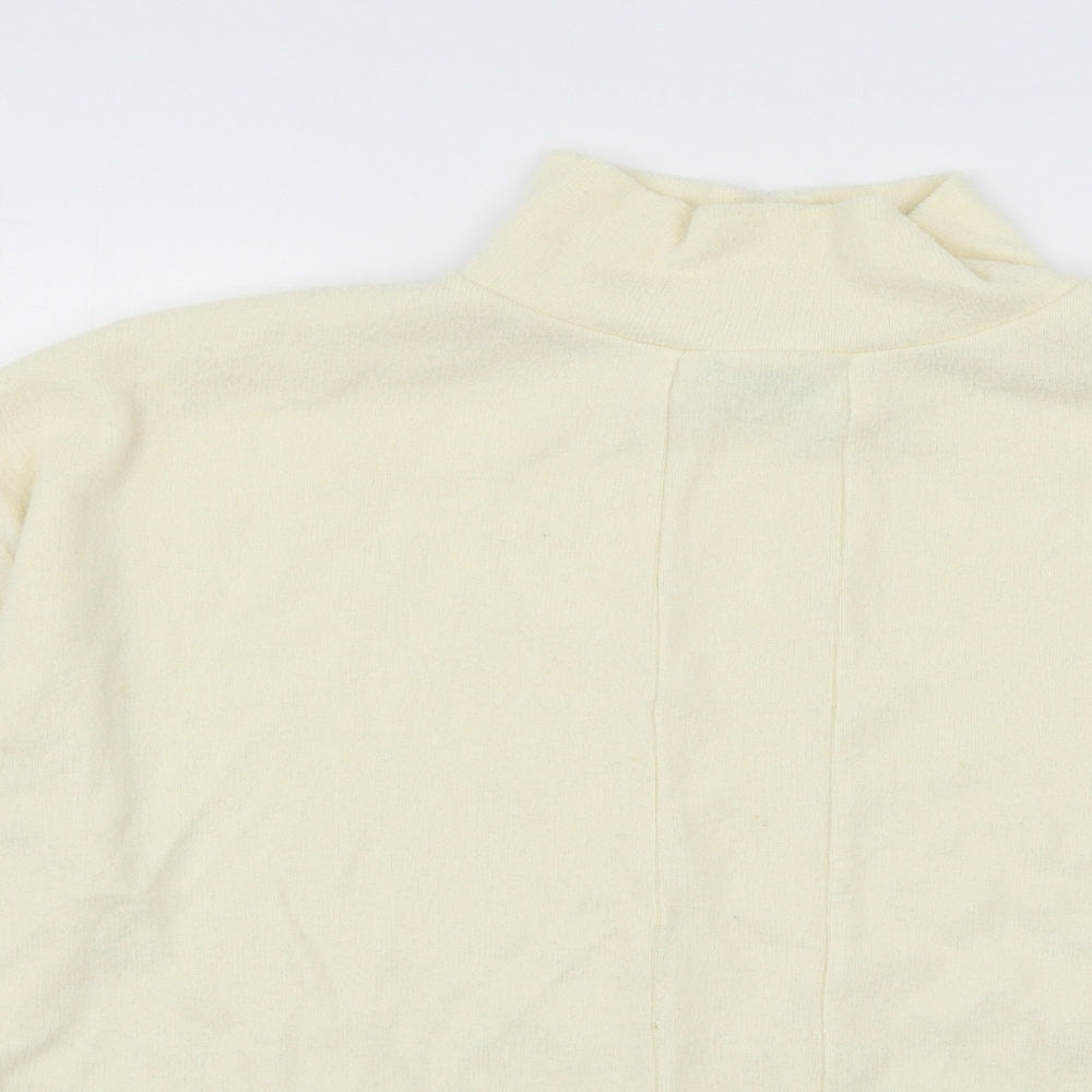 Womens UK Size 8 TU Ivory Basic T-Shirt