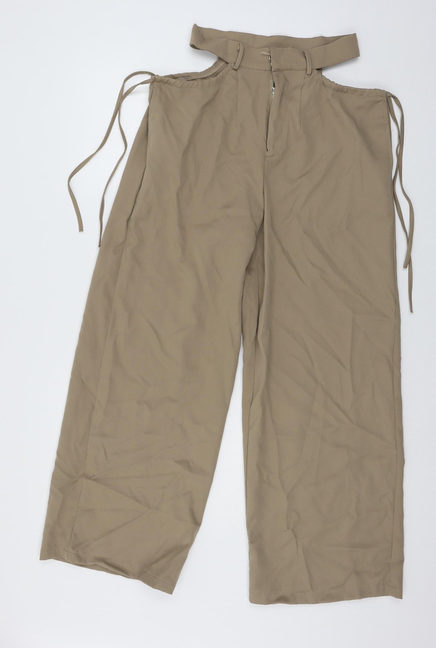 Womens UK Size 26 in Preworn Regular Fit  Brown Trousers