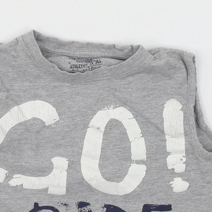 Matalan Boys Grey  Jersey Basic Tank Size 3 Years  - Ride the surf