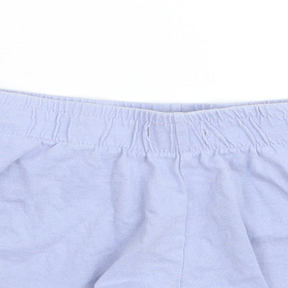 prmark Womens Blue Solid  Cami Pyjama Pants Size 4  - shorts