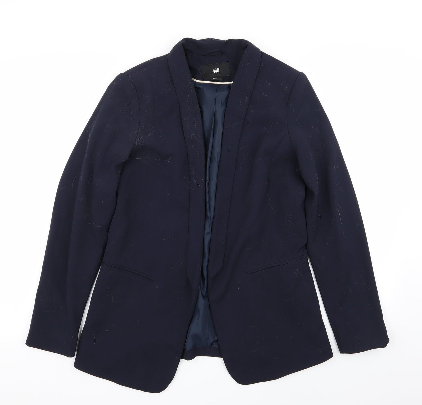 H&M Womens Blue   Jacket Blazer Size 10