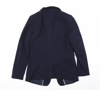 H&M Womens Blue   Jacket Blazer Size 10