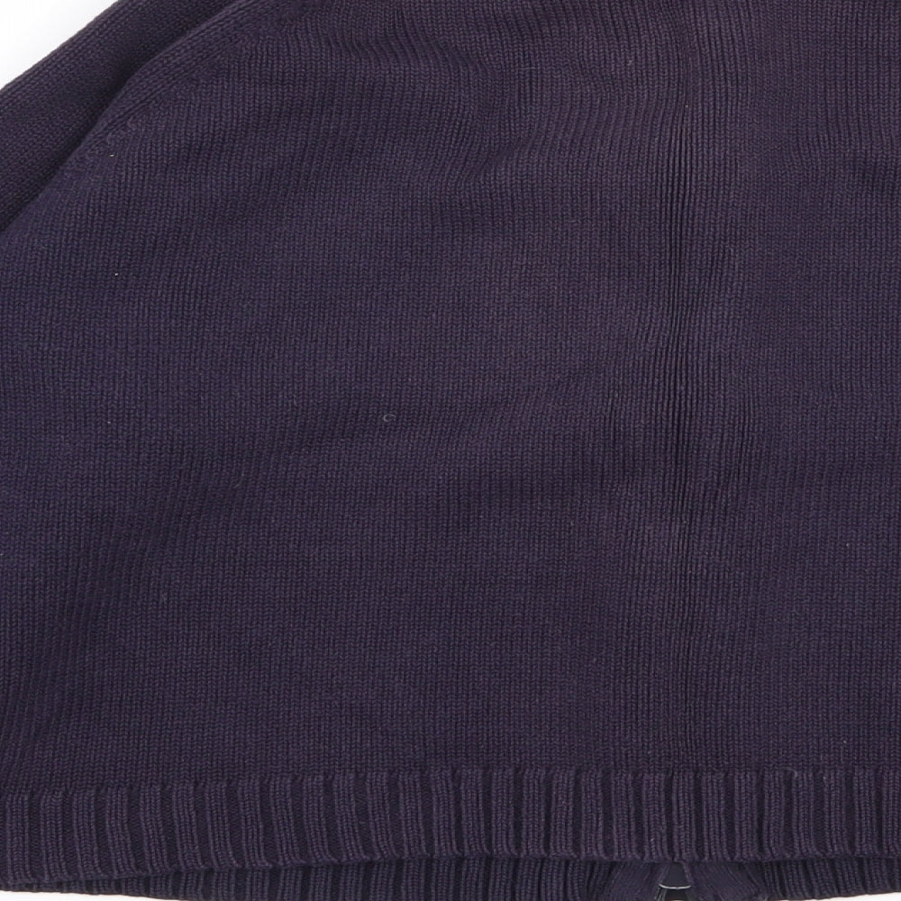 Womens UK Size 16 Essentials Blue Full Zip Jumper
