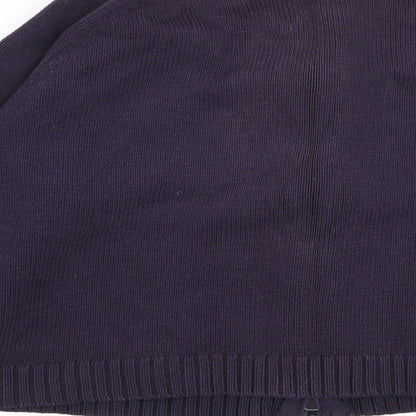 Womens UK Size 16 Essentials Blue Full Zip Jumper