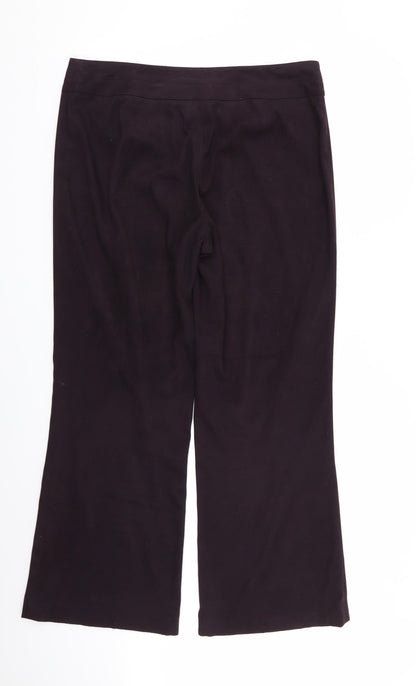 Womens UK Size 14 NEXT Regular Fit  Purple Trousers
