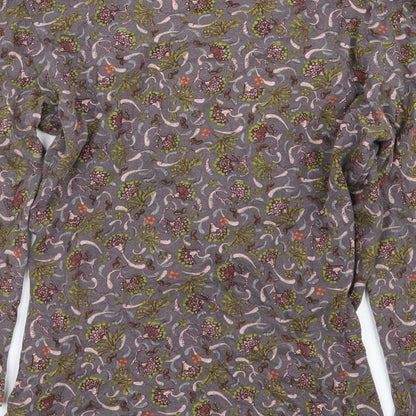 Laura Ashely  Womens Multicoloured Floral  Wrap T-Shirt Size 8
