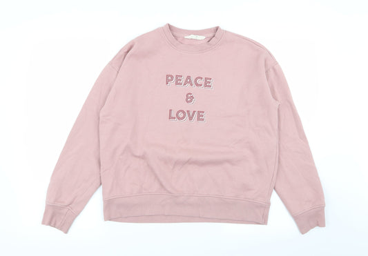 Primark Womens Pink   Pullover Jumper Size 6  - size 6-8