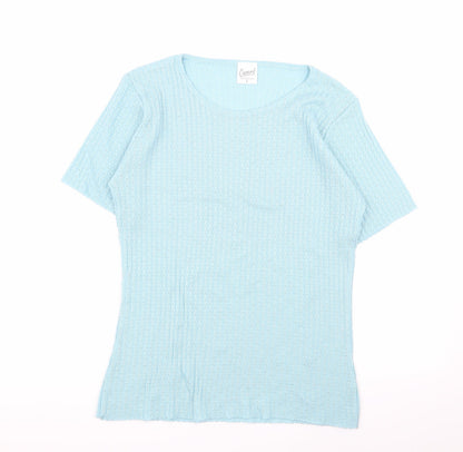 capers collection Womens Blue   Basic T-Shirt Size L